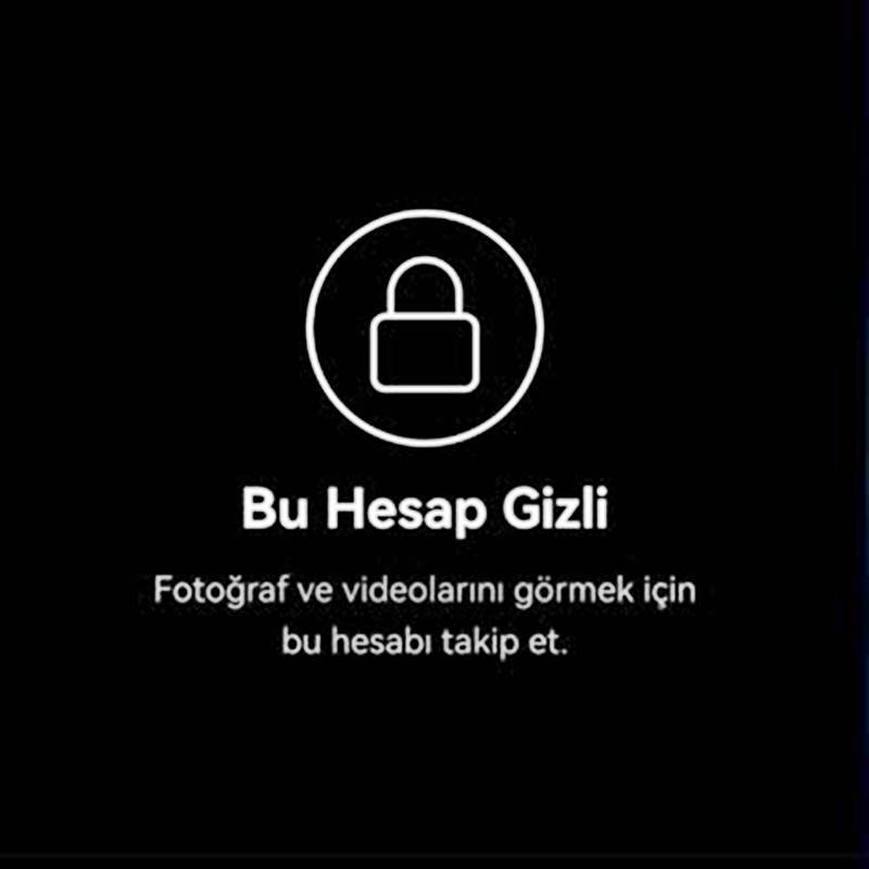 Instagram bu hesap gizli ve gizli hesap görme